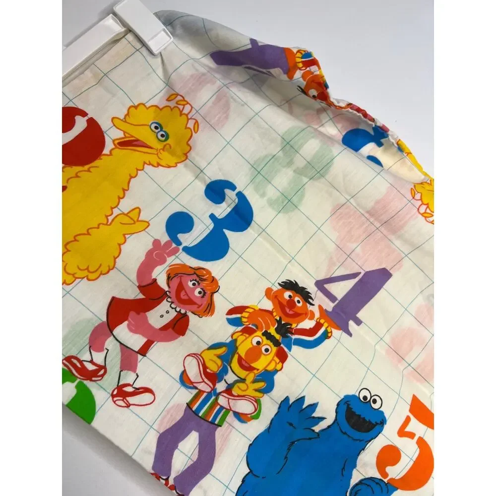Sesame Street 123 Numbers Vintage Standard Pillowcase Multicolor By Stevens